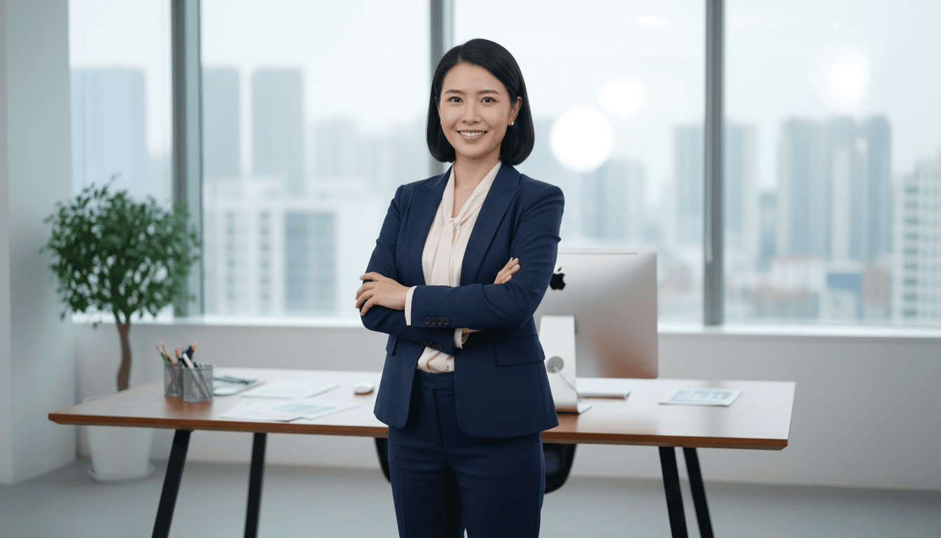 Female compliance consultant in professional setting