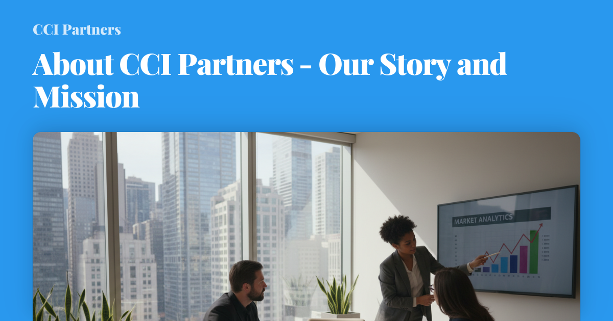 About CCI Partners - Our Story and Mission